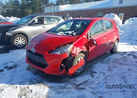 2015 Toyota Prius C One z USA, uszkodzony, nr VIN JTDKDTB34F1584637